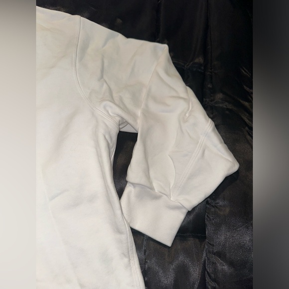 BNWOT Lululemon Perfectly Oversized Sweatshirt White. Size 18 - Picture 5 of 8